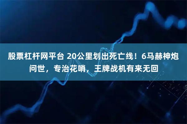 股票杠杆网平台 20公里划出死亡线！6马赫神炮问世，专治花哨，王牌战机有来无回